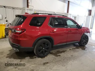2025 Honda Pilot Black Edition with VIN 5FNYG1H94SB051190, listed as a Copart auction lot 85332994 with 3,116 mi miles and Salvage Title. Bid and sale history available at carsss.com. Image 3.