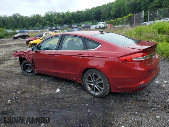 2017 Ford Fusion SE with VIN 3FA6P0H74HR197800, listed as a Copart auction lot 61042735 with 128,125 mi miles and Salvage title. Bid and sale history available at DreamBid. Image 2.