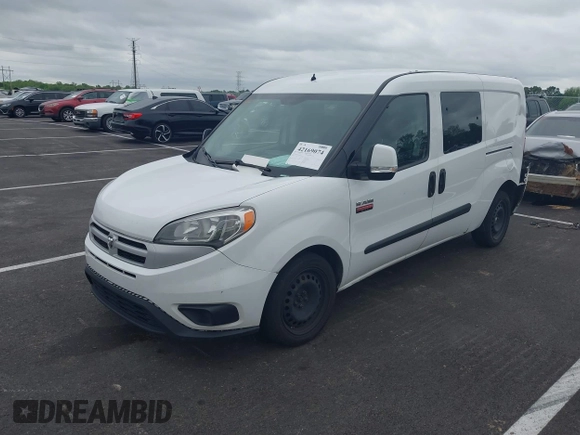 2016 Ram ProMaster City Cargo Tradesman SLT with VIN ZFBERFBT7G6B11910, listed as a IAAI auction lot 42169074 with 238,834 mi miles and . Bid and sale history available at DreamBid. Image 2.