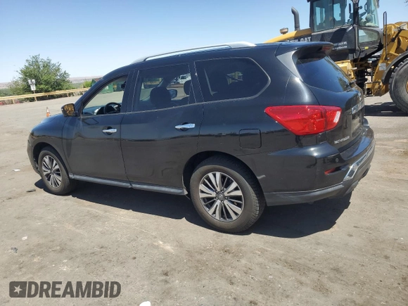 2017 Nissan Pathfinder Platinum with VIN 5N1DR2MM7HC653947, listed as a Copart auction lot 57311315 with 161,209 mi miles and Salvage title. Bid and sale history available at DreamBid. Image 2.