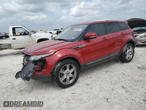 2012 Land Rover Range Rover Evoque Pure Premium with VIN SALVR2BG9CH676091, listed as a Copart auction lot 50383915 with 166,298 mi miles and Salvage Title. Bid and sale history available at carsss.com. Image 1.
