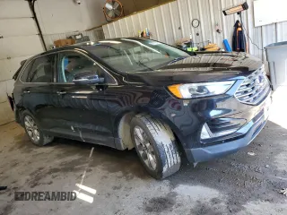 2019 Ford Edge Titanium with VIN 2FMPK4K9XKBC11683, listed as a Copart auction lot 50772945 with 114,006 mi miles and Salvage Title. Bid and sale history available at carsss.com. Image 4.