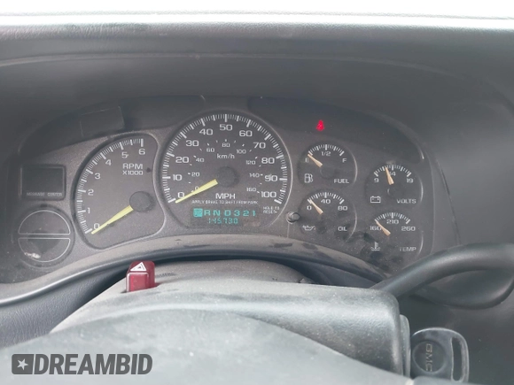 2001 Chevrolet Tahoe LT with VIN 1GNEK13T01J287838, listed as a IAAI auction lot 41551502 with 145,730 mi miles. Bid and sale history available at carsss.com. Image 7.
