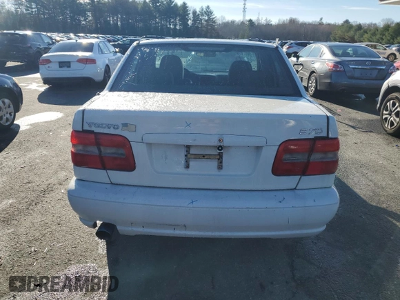 1999 Volvo S70 with VIN YV1LS55A2X1570828, listed as a Copart auction lot 81465794 with 125,751 mi miles and Non Repairable. Bid and sale history available at DreamBid. Image 6.