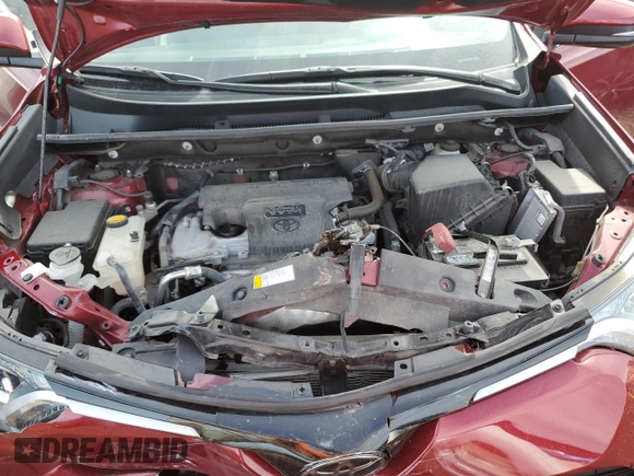 2018 Toyota RAV4 XLE with VIN 2T3RFREV0JW725903, listed as a Copart auction lot 48519955 with 55,056 mi miles and Salvage Title. Bid and sale history available at DreamBid. Image 12.