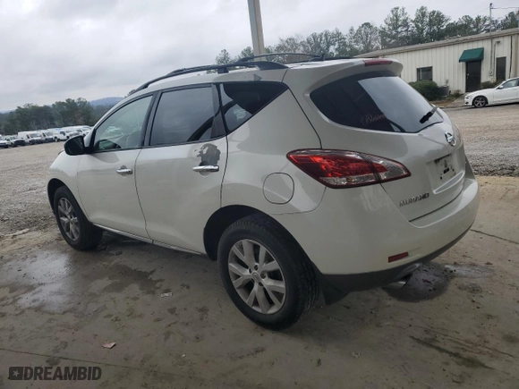 2012 Nissan Murano SL with VIN JN8AZ1MU8CW101614, listed as a Copart auction lot 45948485 with 128,066 mi miles and Salvage Title. Bid and sale history available at carsss.com. Image 2.