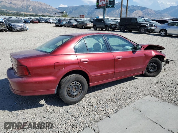 2000 Mitsubishi Galant ES with VIN 4A3AA46G4YE095879, listed as a Copart auction lot 70035904 with 180,089 mi miles and Salvage Title. Bid and sale history available at carsss.com. Image 3.