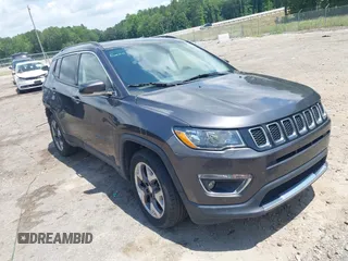 2020 Jeep Compass Limited z VIN 3C4NJCCB8LT158403, wystawiony jako IAAI lot #42128564 z przebiegiem 110 542 mil mil oraz . Historia ofert i sprzedaży dostępna na DreamBid. Obrazek 1.