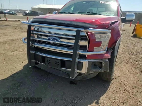2016 Ford F-150 XLT with VIN 1FTEW1EG0GFA63655, listed as a Copart auction lot 61683815 with 113,952 mi miles and Salvage title. Bid and sale history available at DreamBid. Image 13.