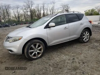 2013 Nissan Murano SV with VIN JN8AZ1MW2DW305375, listed as a Copart auction lot 52975545 with 210,535 mi miles and Clean title. Bid and sale history available at DreamBid. Image 1.