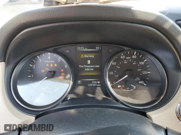 2017 Nissan Rogue SV with VIN JN8AT2MT8HW144047, listed as a Copart auction lot 62475305 with 133,167 mi miles and Salvage title. Bid and sale history available at DreamBid. Image 9.