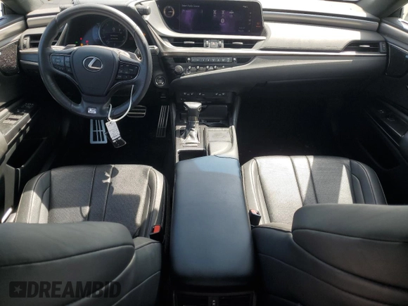 2020 Lexus ES 350 F Sport with VIN 58AGZ1B10LU079493, listed as a Copart auction lot 51712005 with 57,765 mi miles and Salvage title. Bid and sale history available at DreamBid. Image 8.
