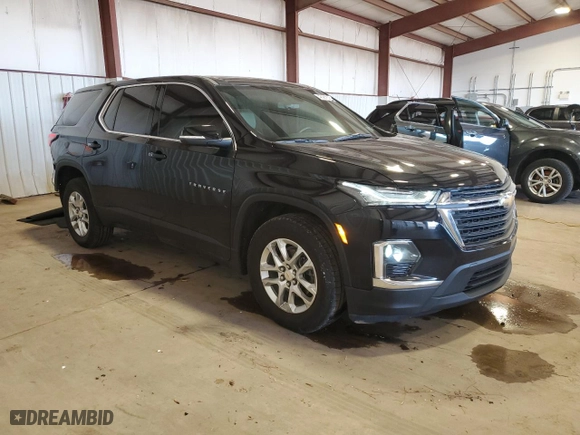 2023 Chevrolet Traverse LS with VIN 1GNERFKW2PJ336888, listed as a Copart auction lot 48381875 with 16,753 mi miles and Salvage Title. Bid and sale history available at carsss.com. Image 4.