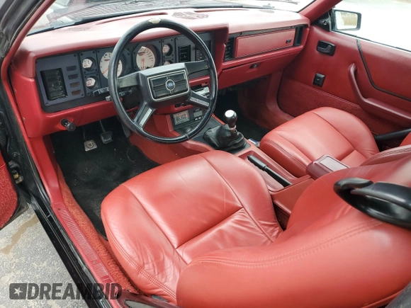 1983 Ford Mustang GT with VIN 1FABP27F0DF213498, listed as a Copart auction lot 81106344 with 13,008 mi miles and Salvage title. Bid and sale history available at DreamBid. Image 8.