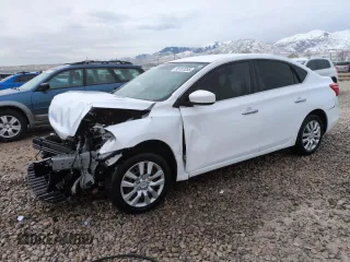 2017 Nissan Sentra SV with VIN 3N1AB7AP2HY253148, listed as a Copart auction lot 50157235 with 92,190 mi miles and Salvage Title. Bid and sale history available at carsss.com. Image 1.