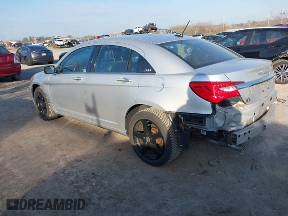 2012 Chrysler 200 Limited with VIN 1C3CCBCG2CN305455, listed as a IAAI auction lot 41907553 with 121,159 mi miles. Bid and sale history available at carsss.com. Image 3.