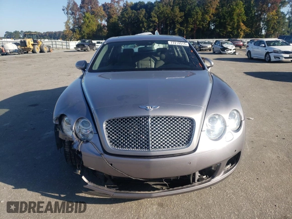 2007 Bentley Flying Spur with VIN SCBBR93W47C040550, listed as a Copart auction lot 77218514 with 39,492 mi miles and Salvage Title. Bid and sale history available at DreamBid. Image 5.