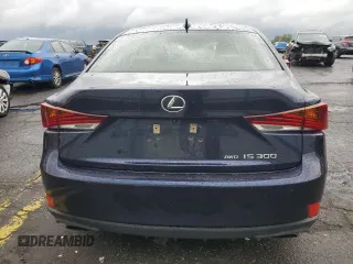 2017 Lexus IS 300 with VIN JTHCM1D26H5025811, listed as a Copart auction lot 56952125 with 49,627 mi miles and Salvage title. Bid and sale history available at DreamBid. Image 6.