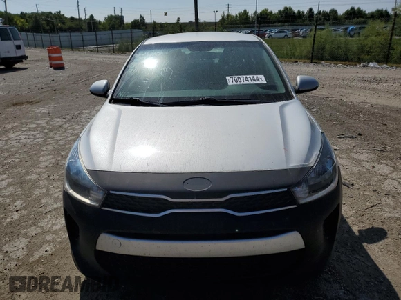 2018 Kia Rio S with VIN 3KPA24AB1JE076261, listed as a Copart auction lot 70074144 with 166,182 mi miles and Salvage Title. Bid and sale history available at DreamBid. Image 5.