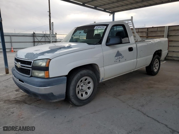 2006 Chevrolet Silverado 1500 Work Truck with VIN 3GCEC14V56G173445, listed as a Copart auction lot 82484234 with 340,496 mi miles and Clean Title. Bid and sale history available at carsss.com. Image 1.