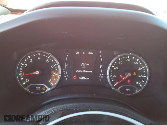 2018 Jeep Renegade Latitude with VIN ZACCJABB6JPJ26712, listed as a Copart auction lot 52112045 with 135,684 mi miles and Salvage Title. Bid and sale history available at carsss.com. Image 9.