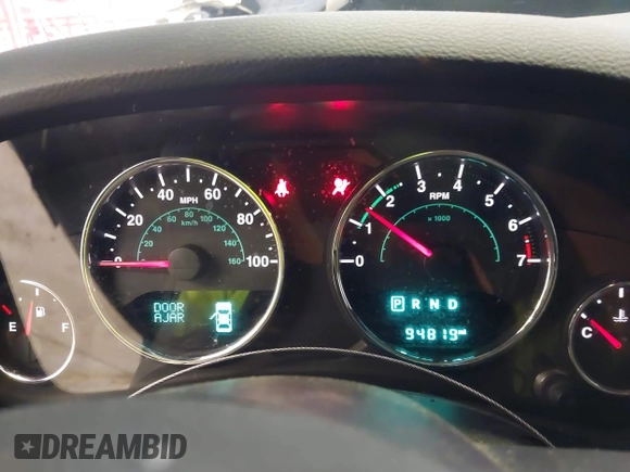 2017 Jeep Wrangler Unlimited Sport with VIN 1C4BJWDG3HL503676, listed as a IAAI auction lot 41953232 with 94,819 mi miles. Bid and sale history available at carsss.com. Image 7.
