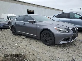 2013 Lexus LS 460 with VIN JTHCL5EF9D5018860, listed as a Copart auction lot 62862525 with 85,094 mi miles and Salvage title. Bid and sale history available at DreamBid. Image 4.