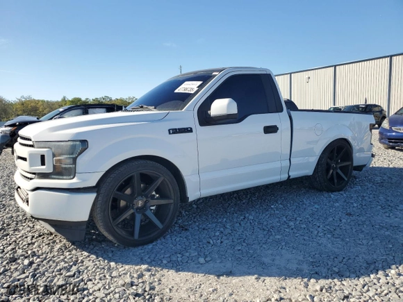 2019 Ford F-150 XL with VIN 1FTMF1CB9KKE21516, listed as a Copart auction lot 47798735 with 81,873 mi miles and Non Repairable. Bid and sale history available at carsss.com. Image 1.