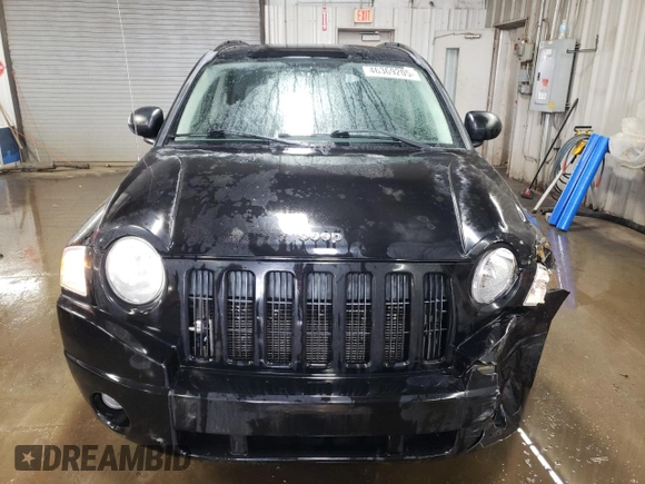 2007 Jeep Compass Sport with VIN 1J8FF47W87D389993, listed as a Copart auction lot 46369205 with 100,740 mi miles and Salvage Title. Bid and sale history available at carsss.com. Image 5.
