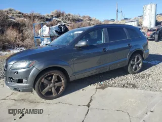 2015 Audi Q7 Premium Plus with VIN WA1LMAFE5FD018290, listed as a Copart auction lot 87963775 with 121,065 mi miles and Salvage title. Bid and sale history available at DreamBid. Image 1.