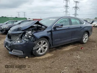 2015 Chevrolet Impala LT with VIN 2G1125S32F9159211, listed as a Copart auction lot 61585405 with 152,361 mi miles and Salvage title. Bid and sale history available at DreamBid. Image 1.