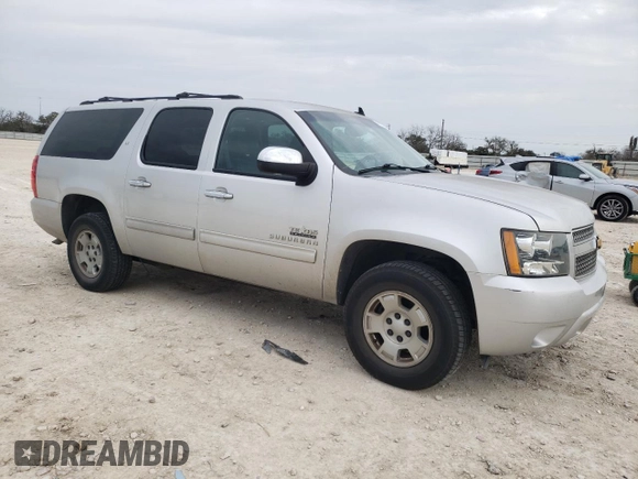 2014 Chevrolet Suburban LT with VIN 1GNSCJE07ER160935, listed as a Copart auction lot 46928335 with 123,811 mi miles and Salvage Title. Bid and sale history available at carsss.com. Image 4.