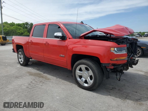 2017 Chevrolet Silverado 1500 LT with VIN 3GCUKREC5HG346149, listed as a Copart auction lot 52847415 with 105,635 mi miles and Salvage Title. Bid and sale history available at DreamBid. Image 4.