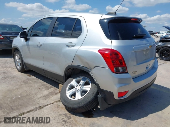 2021 Chevrolet Trax LS with VIN KL7CJKSB8MB307752, listed as a IAAI auction lot 42320660 with 60,761 mi miles and . Bid and sale history available at DreamBid. Image 3.