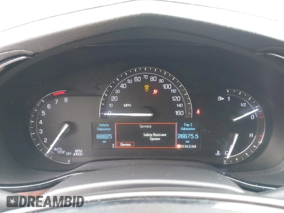 2018 Cadillac CTS Sedan Luxury AWD with VIN 1G6AX5SX2J0126548, listed as a IAAI auction lot 41580423 with 88,825 mi miles. Bid and sale history available at carsss.com. Image 7.