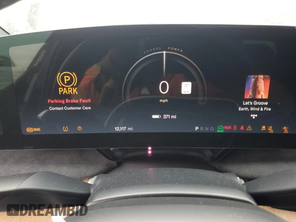 2023 Lucid Air Grand Touring z VIN 50EA1GBA8PA001431, wystawiony jako Copart lot #75683014 z przebiegiem 12 117 mil mil oraz Szkody całkowita. Historia ofert i sprzedaży dostępna na DreamBid. Obrazek 9.
