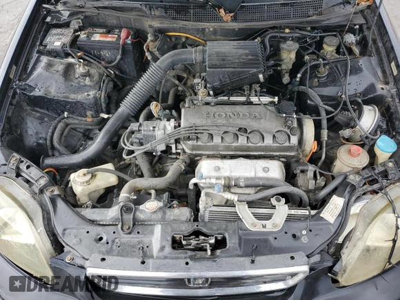 1998 Honda Civic LX with VIN 1HGEJ6579WL053784, listed as a Copart auction lot 47759575 with 298,142 mi miles and Salvage Title. Bid and sale history available at DreamBid. Image 11.