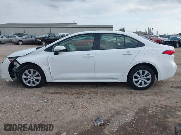 2024 Toyota Corolla Hybrid LE with VIN JTDBCMFE3R3048792, listed as a IAAI auction lot 41915869 with 22,899 mi miles. Bid and sale history available at carsss.com. Image 14.