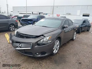 2012 Nissan Maxima 3.5 SV with VIN 1N4AA5AP5CC815460, listed as a IAAI auction lot 41332405 with 173,855 mi miles. Bid and sale history available at carsss.com. Image 2.