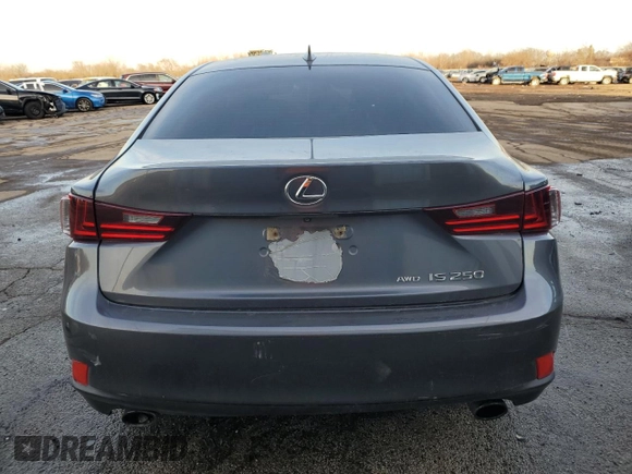 2014 Lexus IS 250 with VIN JTHCF1D20E5001364, listed as a Copart auction lot 41740785 with 116,184 mi miles and Clean title. Bid and sale history available at DreamBid. Image 6.