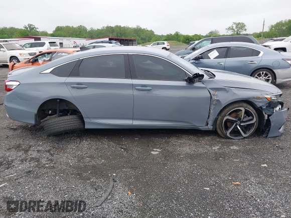 2021 Honda Accord Sport with VIN 1HGCV1F38MA099805, listed as a IAAI auction lot 42251724 with 78,645 mi miles and . Bid and sale history available at DreamBid. Image 13.