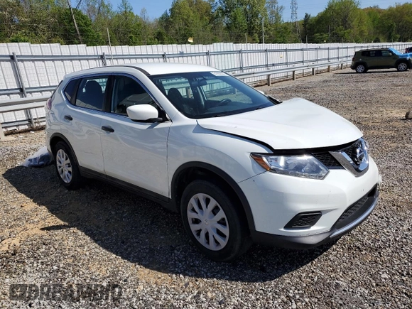 2016 Nissan Rogue SV with VIN 5N1AT2MT8GC743313, listed as a Copart auction lot 51860035 with 213,274 mi miles and Salvage Title. Bid and sale history available at carsss.com. Image 4.