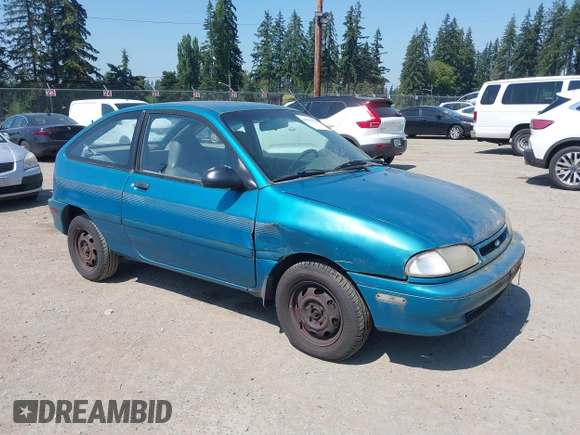 1995 Ford Aspire z VIN KNJLT05H6S6142904, wystawiony jako IAAI lot #41613061 z przebiegiem 149 534 mil mil oraz . Historia ofert i sprzedaży dostępna na DreamBid. Obrazek 1.