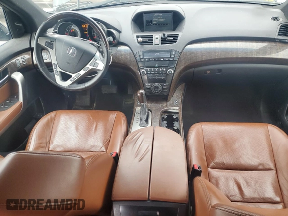 2012 Acura MDX Advance with VIN 2HNYD2H61CH519242, listed as a Copart auction lot 49576485 with 138,431 mi miles and Salvage title. Bid and sale history available at DreamBid. Image 8.