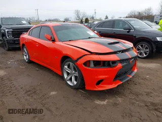 2018 Dodge Charger R/T with VIN 2C3CDXCT3JH234036, listed as a IAAI auction lot 41693866 with 123,118 mi miles and . Bid and sale history available at DreamBid. Image 1.