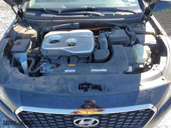2016 Hyundai Sonata Hybrid SE with VIN KMHE24L18GA026132, listed as a Copart auction lot 46088805 with 166,557 mi miles and Salvage Title. Bid and sale history available at carsss.com. Image 12.