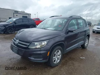 2016 Volkswagen Tiguan SE with VIN WVGAV7AX4GW580074, listed as a IAAI auction lot 42478199 with 114,357 mi miles and . Bid and sale history available at DreamBid. Image 2.