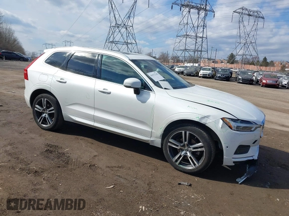 2019 Volvo XC60 Momentum with VIN LYV102RK9KB206928, listed as a IAAI auction lot 41673598 with 25,512 mi miles and . Bid and sale history available at DreamBid. Image 1.