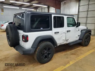2021 Jeep Wrangler Unlimited Sport Altitude with VIN 1C4HJXDN6MW667012, listed as a Copart auction lot 56915715 with 40,744 mi miles and Salvage title. Bid and sale history available at DreamBid. Image 3.