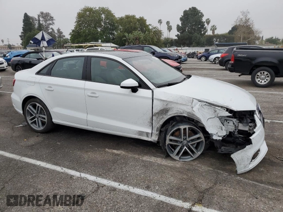 2018 Audi A3 Sedan Premium with VIN WAUAUGFF8J1092397, listed as a Copart auction lot 44392573 with 20,309 mi miles. Bid and sale history available at carsss.com. Image 4.